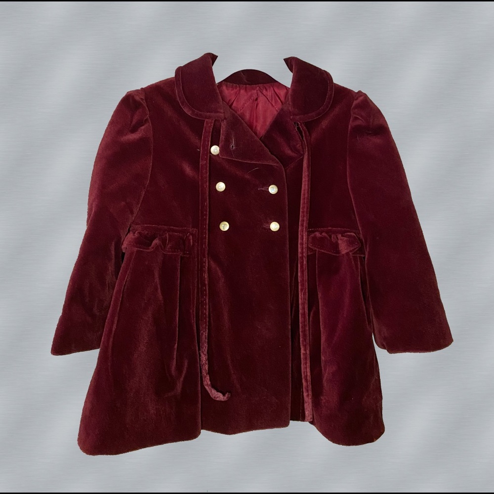 Burgundy Dress Coat